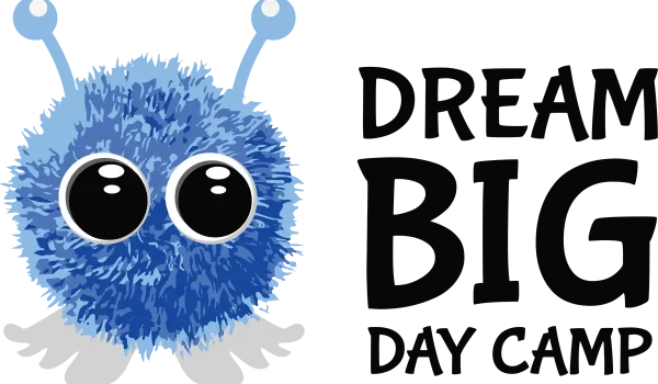 Dream Big Day Camp logo black text